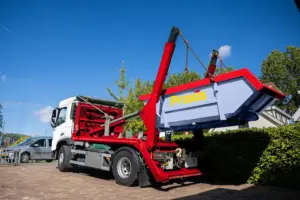 Levering van container op locatie