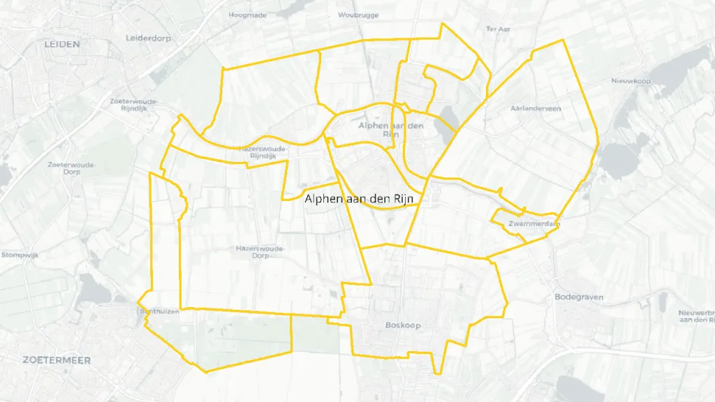 Afvalcontainer huren Alphen aan den Rijn