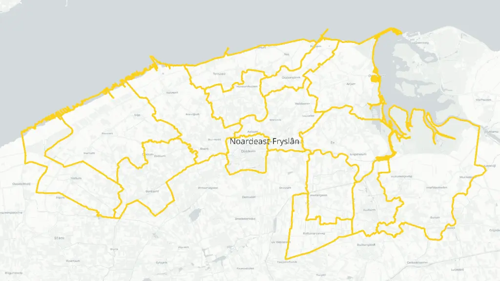 Locatiekaart van de plek Dokkum waar je een afvalcontainer kan huren