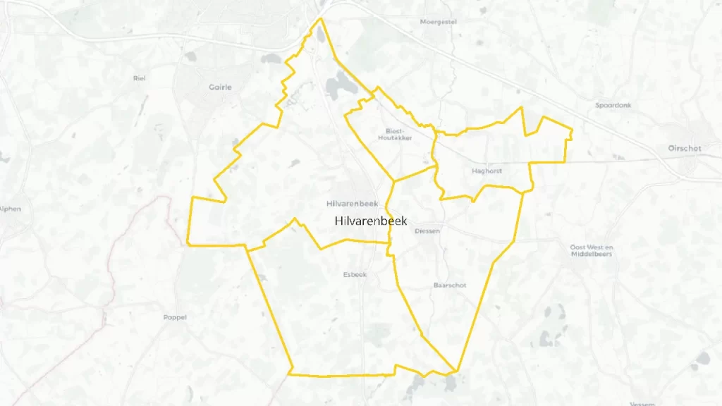 Afvalcontainer huren Hilvarenbeek
